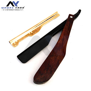 Plastic Handle Straight <b>Edge</b> Razor Slide Lock Barber Shaving <b>Tool</b> Salons Hair Stylists and Grooming Experts Best Quality - Product Image 6