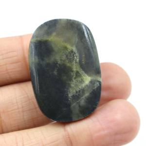 Pierre précieuse de jaspe bourdon naturel, cabochon, jaspe jaune, pierre lisse, fournisseur en gros pour bijoux - Product Image 2