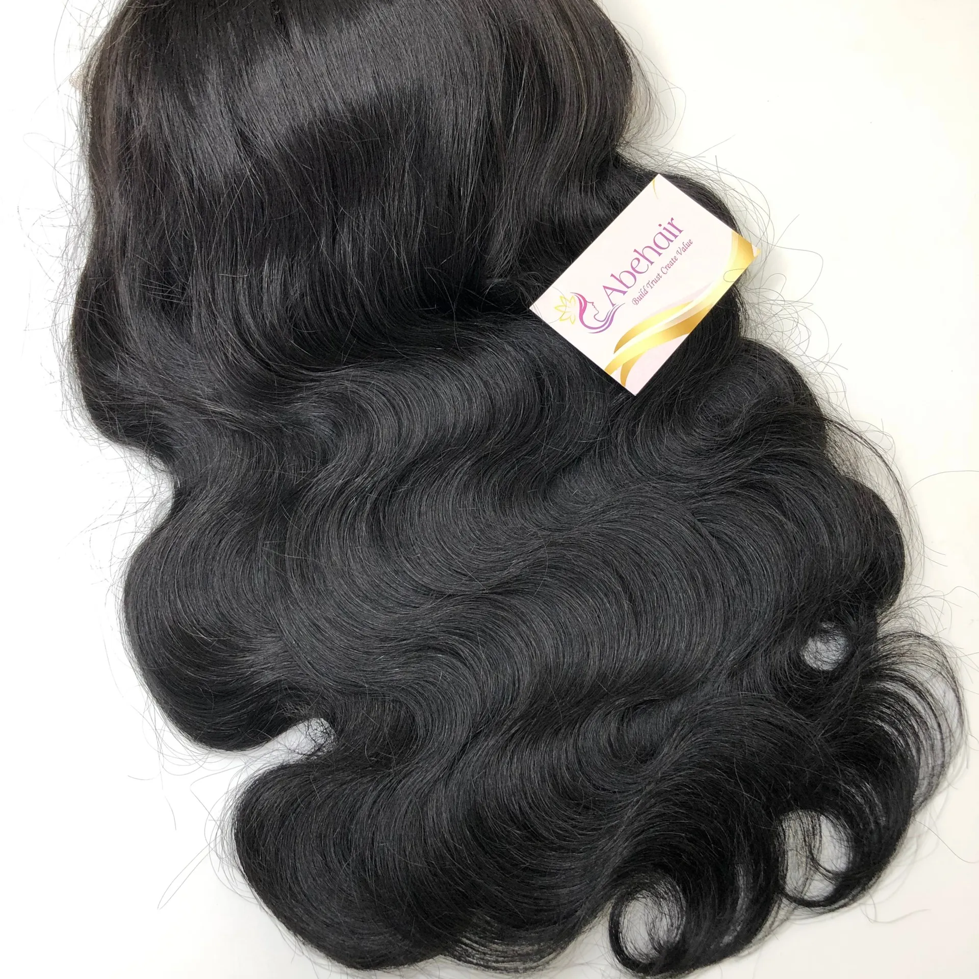 High-End Products Body Wavy All Colors 100% Real Hair Tangle-Free Competitive Price Long Lifespan Bundles And Closure Set