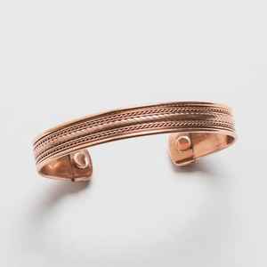 Pulsera de cobre puro forjado a mano - Product Image 3
