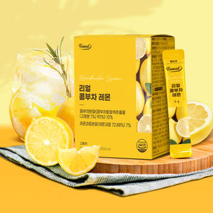 Té fermentado Funeat Real Kombucha Lemon Detox, el más vendido, con probióticos para adelgazar y suplemento para el bienestar y la salud. - Product Image 2