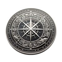 Pièces de monnaie antiques en argent personnalisées bon marché promotionnelles
