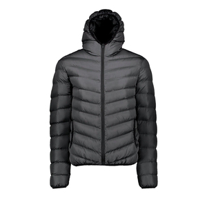 Chaqueta acolchada estampada OEM personalizada al por mayor para hombre chaqueta de invierno con logotipo personalizado para hombre con bolsillo chaqueta acolchada burbuja para hombre - Product Image 4