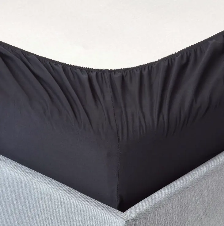 Yüksek kaliteli düz levha/çarşaf 180x19 0/200x30 Cm 100% Polyester 30 cm uydurma sınır kral mikrofiber yatak monte levha
