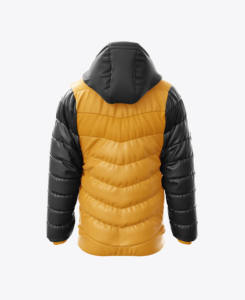 Nueva chaqueta acolchada de talla grande para hombre, personalizada, cálida, con burbujas de invierno, cuello levantado, logotipo frontal, grosor fino, venta al por mayor - Product Image 2