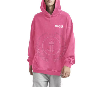 Sudadera con Capucha de Algodón 100% de Alta Calidad con Diseño de Logotipo Personalizado, Estilo Holgado, Color Sólido, Informal, Talla Grande para Hombre - Product Image 6