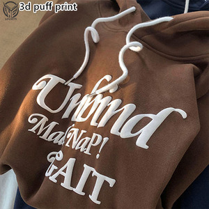Sweat à capuche 100% en coton polaire de haute qualité Logo personnalisé saison d'hiver col à capuche pour hommes poids lourd - Product Image 4