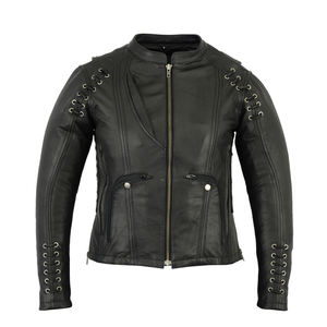 Veste d'hiver imperméable en cuir véritable enduit de toile, col montant, coupe ajustée pour homme, grande taille, fabrication en usine, vente la plus vendue - Product Image 4