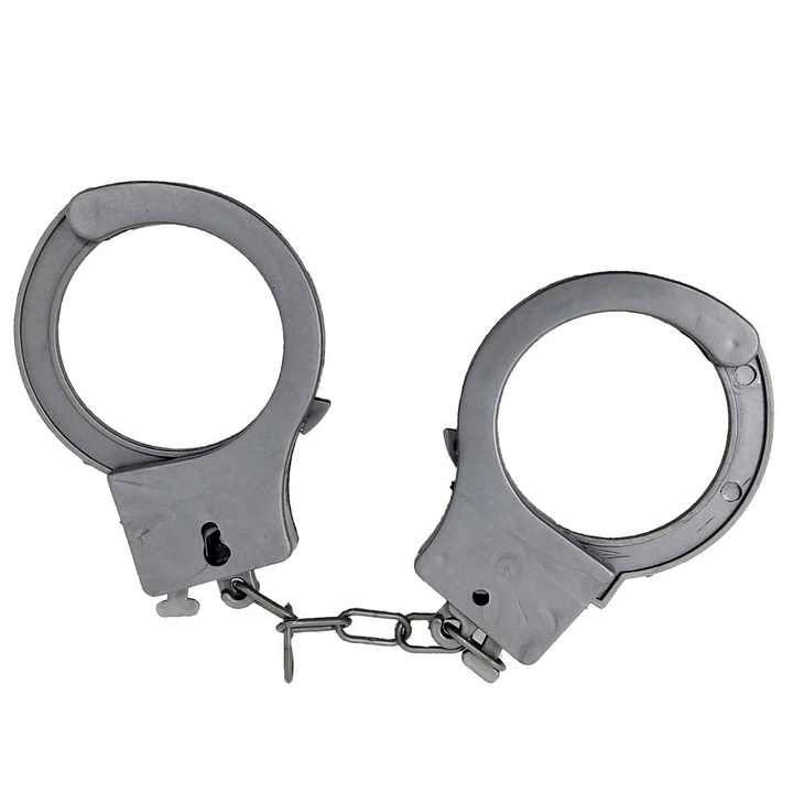CE ISO Certified Heavy-Duty Stainless Steel Handcuffs with Double Lock Mechanism for  Security and Tactical Use