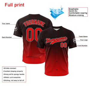 Camiseta de Béisbol Ligera y Transpirable de Talla Grande para Hombre, Absorbe la Humedad, Antibacteriana, Personalizable para Equipos - Product Image 4