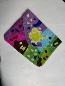 Blanc Agrémenté Embrayage Broderie Sac Pierre Travail Imitation Perle Vintage Papillon Solide Ensemble Complet Lien Chaîne Charme Sac - Product Image 6