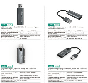 Thẻ Quay Video USB Chip Ms2109 Hỗ Trợ Thẻ Quay Video Âm Thanh 1080P 60HZ Hộp Ghi Hình Grabber Video HD - Product Image 3