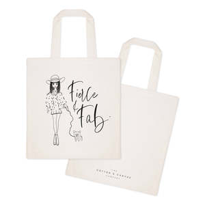 กระเป๋าผ้าแคนวาส Fierce and Fab สีพื้น ปิดแบบเปิด พกพาสะดวก พร้อมคุณสมบัติเกี่ยวกับดนตรี ใช้ได้ทุกฤดูกาล - Product Image 2