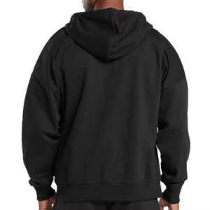 Custom Logo Mens Sports Zipper <b>Hoodie</b> Plus Size <b>Gym</b> Zipper <b>Hoodie</b> Cotton Stretch <b>Hoodie</b> New Style Supplier - Product Image 3