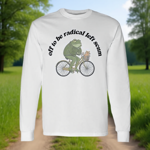 Maglietta a maniche lunghe Radical Left Scum Frog off to Be per abbigliamento promozionale - Product Image 3