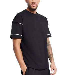 Conjunto de ropa deportiva de secado rápido de verano para hombre, conjunto de Hombre con camiseta de manga corta y pantalones cortos deportivos, conjuntos de retales de algodón 100% para hombre - Product Image 5