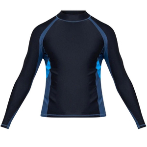 Camiseta Deportiva Transpirable para Hombre, Sublimada, de Poliéster y Elastano, Manga Larga, Cuello Redondo, Protección UPF50+, 220g, OEM - Product Image 1