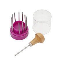 Support de rangement vertical pour outils de gravure Boasta Jewelry, boîte de rangement pour aiguilles avec 12 ou 23 trous pour la fabrication de bijoux