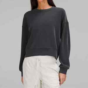 Nueva Sudadera con Capucha Lulu Holgada con Cierre Frontal y Logotipo, Ecológica, 100% Algodón, Diseño de Hombros Caídos para Invierno - Product Image 2