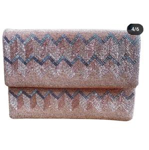 Style bohème indien Designer femmes à la main soirée Shopping fête pochette perlée Messenger sacs à bandoulière grande capacité - Product Image 1