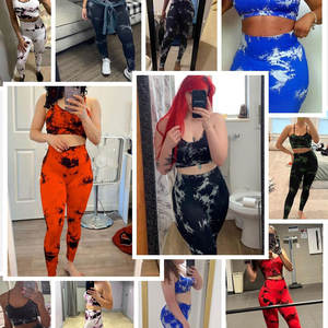 Ensemble de yoga pour femmes, nouvelle arrivée, couleur personnalisée, ajustable, haute performance, écologique, respirant, sans couture, taille élastique - Product Image 6