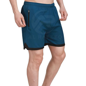 Pantalones Cortos Deportivos para Hombre, Estilo Nuevo, Color Sólido, Secado Rápido, Poliéster/Algodón de Alta Calidad, Talla Adulto, Servicio OEM, Precio al por Mayor - Product Image 5