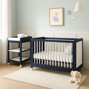 Bedroom 3-Drawer Strong Wood Construction Non-Toxic <b>Water</b> Base Finishing - Product Image 1