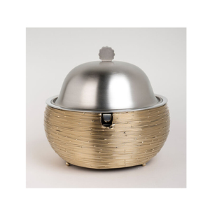 Réchaud en métal en acier inoxydable argenté fait à la main Meilleure vente et chauffe-plats de haute qualité fait à la main - Product Image 6