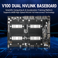 Untuk NVIDIA V100 SXM2 Dual GPU Passthrough dengan Interkoneksi NVLink 300GB Aom-sxmv Kartu Ekspansi Eksternal Terintegrasi Sederhana