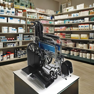 Fauteuils roulants pliants simples fabriqués à bas prix fauteuil roulant médical inclinable pour paralysie cérébrale - Product Image 5