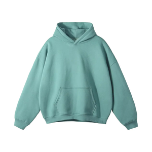 Pull-over personnalisé pour hommes de haute qualité 100% coton vierge surdimensionné Fabrication OEM Pull-Over Winter french terry loose hoodie - Product Image 1