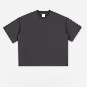 T-shirt à manches courtes pour homme, style hip-hop, col personnalisé, impression numérique, tricot lourd, coupe régulière, ample, respirant, 100% coton - Product Image 6