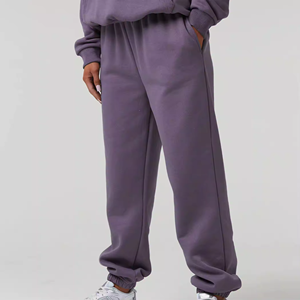 ชุดวอร์มสตรีทสูทสำหรับผู้ใหญ่ผ้าคอตตอน100% ลำลองสีพื้นชุดวอร์มสำหรับผู้หญิงสินค้ามาใหม่ - Product Image 3