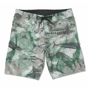 Shorts de plage personnalisés à cordon de serrage, taille élastique, pour la pêche, shorts de bain personnalisés, sublimation, designer - Product Image 2