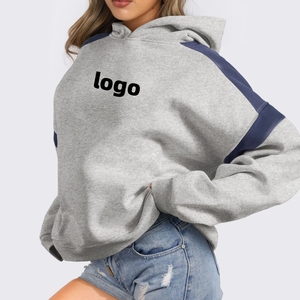 Nuevo diseño, venta al por mayor, 2025 suave 450GSM, ropa de calle, sudaderas con capucha y sudaderas de mujer de gran tamaño, sudadera de invierno de peso pesado para damas - Product Image 1
