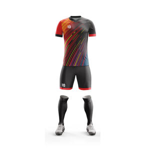 Uniforme de Fútbol para Hombre al Por Mayor, en Stock, Diseño de Logotipo Personalizado, Ligero, Personaliza el Nombre del Equipo y Colores/Talla - Product Image 1