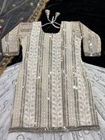 Nouvelle Tissu Blossom de Haute Qualité, Vêtement Traditionnel Indien de Créateur, Top Lehenga Style Fantaisie en Faux Georgette Lourd avec Paillettes