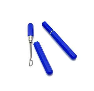 Hand Held Home Use Stainless Steel <b>Ear</b> Wax Removal <b>Cleaning</b> Wire <b>Tools</b> with Small Plastic US Plug Type Handle - Product Image 2