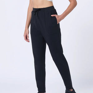 Pantalones de gimnasio para deportes al aire libre, pantalones de entrenamiento para correr, pantalones de chándal informales de secado rápido para mujer - Product Image 1