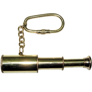 Diseño náutico, llavero de telescopio de latón, soporte de anillo, Mini reloj de diseño antiguo de latón, estilo Camping, nuevo diseño 2025 de alta calidad - Product Image 1