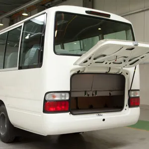 Высококачественный 30 местный дизельный двигатель LHD toyota coaster, пассажирский автобус для продажи, б/у