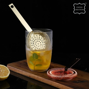 ที่กรองเครื่องดื่มสแตนเลสสำหรับบาร์เทนเดอร์อุปกรณ์บาร์โลหะเป็นมิตรกับสิ่งแวดล้อม - Product Image 4