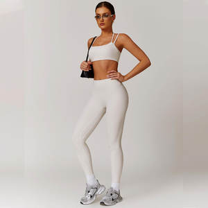 Ensembles de yoga respirants à séchage rapide Ensembles de yoga de fitness décontractés au design nouveau pour femmes - Product Image 3