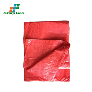 Light Duty PE Tarpaulin Waterproof Sheet for Covering Goods and Building Materials - Product Image 3