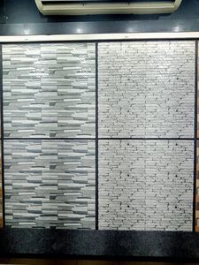 กระเบื้องบุผนังเซรามิกระดับสูงภายนอกเคลือบด้าน 30*60 ซม. ตกแต่งแสงสีเข้มผสมความหนา 9 มม. เอฟเฟกต์ 3 มิติผลิตในอินเดีย - Product Image 5
