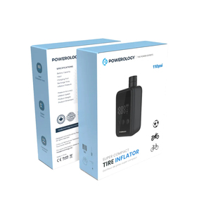 Gonfleur de pneu Powerology Super Compact ABS avec fonction de surveillance de la pression des pneus - Product Image 1