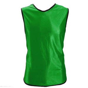 Chaleco de entrenamiento de fútbol de Material transpirable de alta calidad para fútbol 100% malla de poliéster ropa deportiva Baberos de fútbol para entrenamiento - Product Image 1