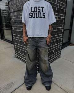 2024 personnalisé en gros hommes Boxy Fit sérigraphie T-Shirts Collection d'été avec impression numérique pas cher prix fait Pakistan - Product Image 3