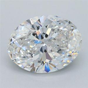 IGI 3 Ct Oval Cut Lab Grown Diamond Loose for Ring F Colour VS1 Clarity Lab Diamond Eco Friendly Diamond Loose for Her - Product Image 1