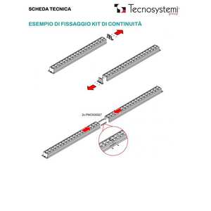 Difusor de Retorno Anticondensación Lineal de PVC Tecnosystemi con 1 Ranura para Sistemas HVAC Domésticos - Product Image 3